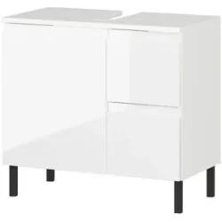 Höffner Waschbeckenunterschrank  Seddiner See ¦ weiß ¦ Maße (cm): B: 60 H: 56 T: 34.0
