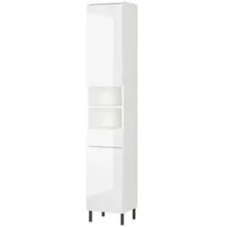 Höffner Hochschrank  Seddiner See ¦ weiß ¦ Maße (cm): B: 34 H: 190 T: 34.0