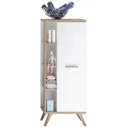 calmo2go Midischrank  North ¦ weiß ¦ Maße (cm): B: 50,5 H: 128 T: 33.0