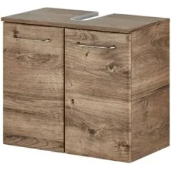 smart Waschbeckenunterschrank  Onda ¦ holzfarben ¦ Maße (cm): B: 60 H: 53 T: