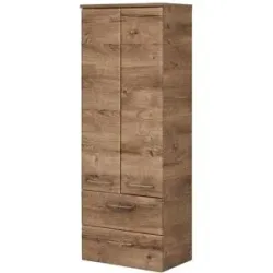 smart Midischrank  Onda ¦ holzfarben ¦ Maße (cm): B: 50 H: 136,1 T: 33.0