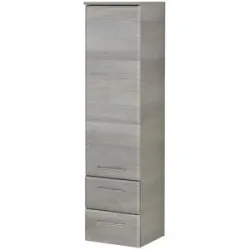 smart Midischrank  Onda ¦ grau ¦ Maße (cm): B: 35 H: 136,1 T: 33.0