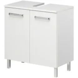 calmo2go Waschbeckenunterschrank  Wanda ¦ weiß ¦ Maße (cm): B: 60 H: 62 T: 33.0