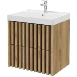Höffner Waschtischkombination  Linstower See ¦ holzfarben ¦ Maße (cm): B: 61 H: 62 T: