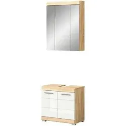 Höffner Badmöbel-Set SCHLOONSEE  2 tlg.  bestehend aus: Waschbeckenunterschrank