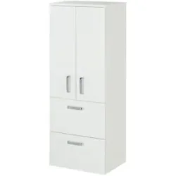 Höffner Midischrank  Bodensee ¦ weiß ¦ Maße (cm): B: 50 H: 130 T: 39.0
