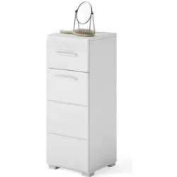Höffner Unterschrank  Lütauer See ¦ weiß ¦ Maße (cm): B: 30 H: 80 T: 31.0