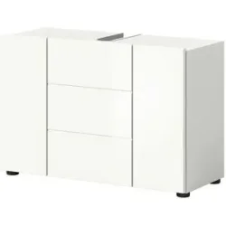 Höffner Waschbeckenunterschrank  Vechtesee ¦ weiß ¦ Maße (cm): B: 82 H: 56