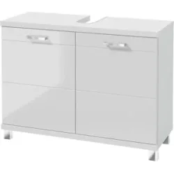 Höffner Waschbeckenunterschrank  Nehmitzsee ¦ weiß ¦ Maße (cm): B: 80 H: 60 T: 32.0
