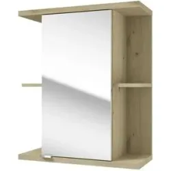 Höffner Spiegelschrank  Nehmitzsee ¦ holzfarben ¦ Maße (cm): B: 60 H: 72 T: 25.0