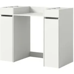 Höffner Waschmaschinenschrank  Frillensee ¦ weiß ¦ Maße (cm): B: 124 H: 101