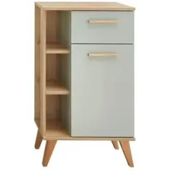 Höffner Unterschrank  Dehmsee ¦ grün ¦ Maße (cm): B: 50,5 H: 89,5