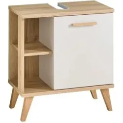 Höffner Waschbeckenunterschrank  Dammsee ¦ beige ¦ Maße (cm): B: 60,5 H: 65