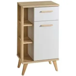 Höffner Unterschrank  Dammsee ¦ beige ¦ Maße (cm): B: 50,5 H: 89,5