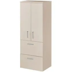 Höffner Midischrank  Bodensee ¦ beige ¦ Maße (cm): B: 50 H: 130 T: 39.0