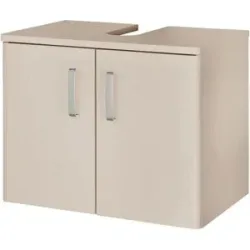 Höffner Waschbeckenunterschrank  Bodensee ¦ beige ¦ Maße (cm): B: 60 H: 47 T: 38.0