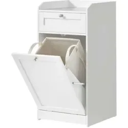 Höffner Midischrank   ¦ weiß ¦ Maße (cm): B: 40 H: 80,2