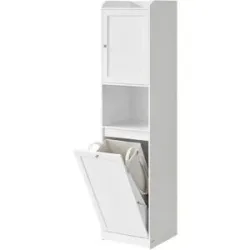 Höffner Hochschrank   ¦ weiß ¦ Maße (cm): B: 40 H: 170