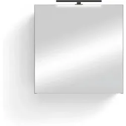 by Living Spiegelschrank  Spree ¦ grau ¦ Maße (cm): B: 60 H: 60