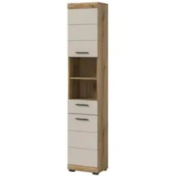Höffner Hochschrank  Schloonsee ¦ holzfarben ¦ Maße (cm): B: 37 H: 191