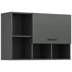 Höffner Hängeschrank  Frillensee ¦ grau ¦ Maße (cm): B: 95 H: 64