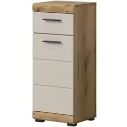 Höffner Midischrank  Schloonsee ¦ holzfarben ¦ Maße (cm): B: 37 H: 88