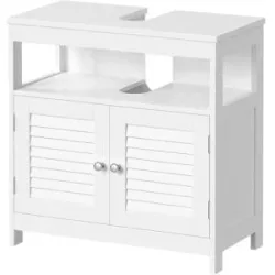 Höffner Bad-Unterschrank   ¦ weiß ¦ Maße (cm): B: 60 H: 60