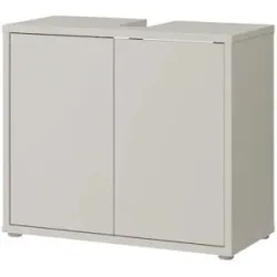 Höffner Waschbeckenunterschrank  Bolognano ¦ beige ¦ Maße (cm): B: 75 H: 64 T: 35.0