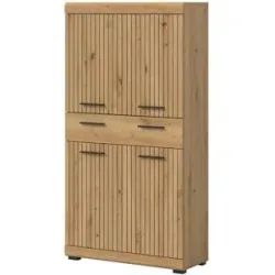 Höffner Midischrank   ¦ holzfarben ¦ Maße (cm): B: 74 H: 141