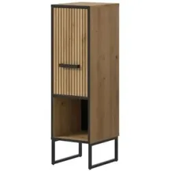 Höffner Standschrank   ¦ holzfarben ¦ Maße (cm): B: 30 H: 101