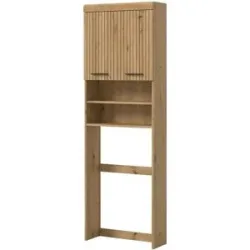 Höffner Waschmaschienenüberbau   ¦ holzfarben ¦ Maße (cm): B: 63 H: 191