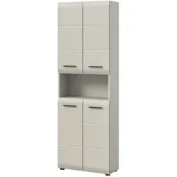 Höffner Hochschrank   ¦ beige ¦ Maße (cm): B: 60 H: 185