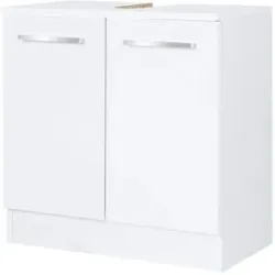 calmo2go Waschbeckenunterschrank  Tegeler See ¦ weiß ¦ Maße (cm): B: 60 H: 62 T: