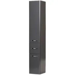 calmo2go Bad-Hochschrank  Valetto ¦ grau ¦ Maße (cm): B: 30 H: 185,5 T: 33.0