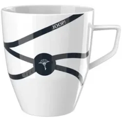JOOP! Becher   ¦ weiß ¦ Porzellan ¦ Maße (cm): B: 8,5 H: 9,5