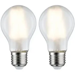Höffner LED 2-er Pack AGL E27/7W   ¦ weiß ¦ Maße (cm): H: 10,6  Ø: 6
