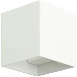 Trio LED-Wandleuchte  ´Kubus` weiß matt   ¦ weiß ¦ Maße (cm): B: 10 H: 10