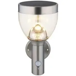 Globo Lighting Solarleuchte   ¦ grau ¦ Maße (cm): B: 15 H: 28