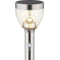 Globo Lighting Solarleuchte   ¦ grau ¦ Maße (cm): H: 55  Ø: 15