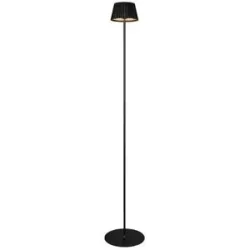 Höffner Akku-Stehleuchte   ¦ schwarz ¦ Maße (cm): B: 13 H: 123 T: 13.0