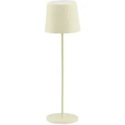 Höffner Akku-Tischleuchte   ¦ beige ¦ Maße (cm): H: 37  Ø: 10