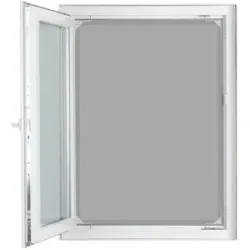 EasyMaxx Moskitonetz  14308 ¦ weiß ¦ Kunststoff,Aluminium ¦ Maße (cm): B: 115 H: