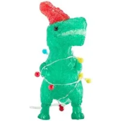 Höffner LED Weihnachtsdino   ¦ grün ¦ Maße (cm): B: 28 H: 31,5 T: 13.5