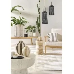 HOME STORY Solar Laterne   ¦ schwarz ¦ Kunststoff ¦ Maße (cm): H: 48  Ø: 21.5