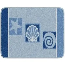 Grund Badematte   ¦ blau ¦ Synthetik ¦ Maße (cm): B: 40 H: 1,8