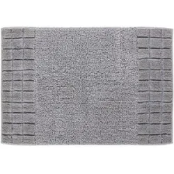 Grund Badematte   ¦ silber ¦ 100% Baumwolle ¦ Maße (cm): B: 60 H: 1,8