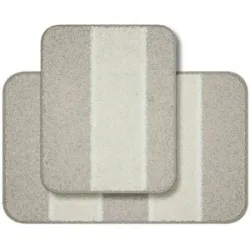 Grund Badematte 2er-Set   ¦ beige ¦ Synthetik ¦ Maße (cm): B: 50 H: 1,8