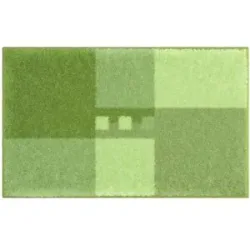 Grund Badematte   ¦ grün ¦ Synthetik ¦ Maße (cm): B: 65 H: 1,8