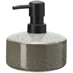 Höffner Seifenspender  Oviedo für Gray & Jones ¦ grau ¦ Maße (cm): H: 12  Ø: 10.8