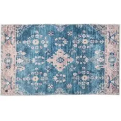Tom Tailor Badteppich  Oriental ¦ blau ¦ Synthetik ¦ Maße (cm): B: 60 H: 0,7
